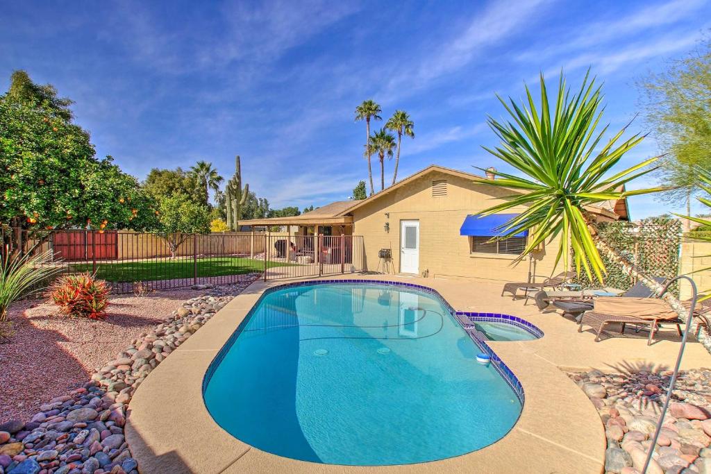 Colorful Home with Grill Less Than 4 Mi to Talking Stick Golf