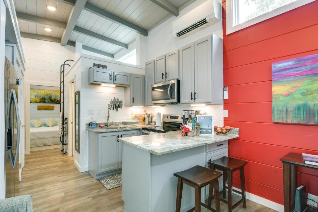 Chic Flat Rock Tiny Home with Community Pool Access!